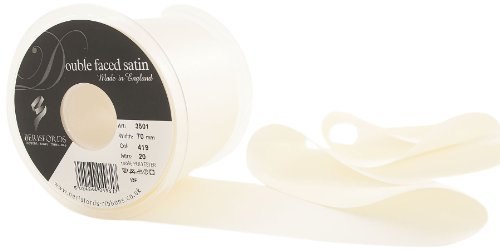Berisfords 3501 Doppelseitiges Satinband, 20 m x 70 mm, Hochzeitsweiß Berisfords 3501 Doppelseitiges Satinband, 20 m x 70 mm, Hochzeitsweiß von Berisfords