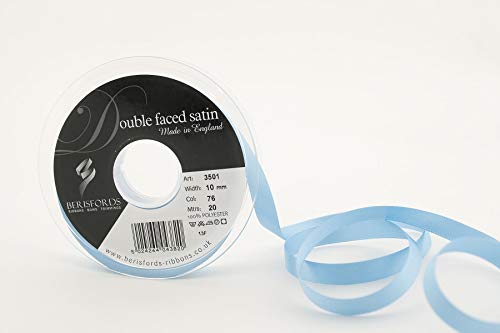 Berisfords 3501 Doppelseitiges Satinband, Polyester, Cornflower, 10 mm, 20 Berisfords 3501 Doppelseitiges Satinband, Polyester, Cornflower, 10 mm, 20 von Berisfords
