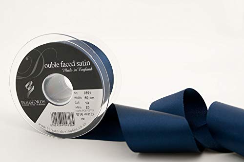 Berisfords 3501 Doppelseitiges Satinband, Polyester, blau, 50 mm, 20 Berisfords 3501 Doppelseitiges Satinband, Polyester, blau, 50 mm, 20 von Berisfords