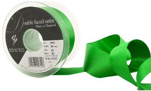 Berisfords 3501 Doppelseitiges Satinband, Polyester, smaragdgrün, 35 mm, 20 Berisfords 3501 Doppelseitiges Satinband, Polyester, smaragdgrün, 35 mm, 20 von Berisfords