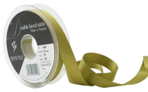 Berisfords 3501 Satinband, doppelseitig, 15 mm moosgrün, 79 10,5 x 10,5 x 3 cm, Doppelseitiges Band, Polyester, Satin Moss Berisfords 3501 Satinband, doppelseitig, 15 mm moosgrün, 79 10,5 x 10,5 x 3 cm, Doppelseitiges Band, Polyester, Satin Moss von Berisfords