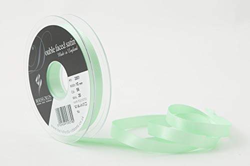 Berisfords 3501 Satinband 10 mm Mint Grün 56 10,5 x 10,5 x 1,5 cm Double Face Poly Satinband, Mint grün von Berisfords