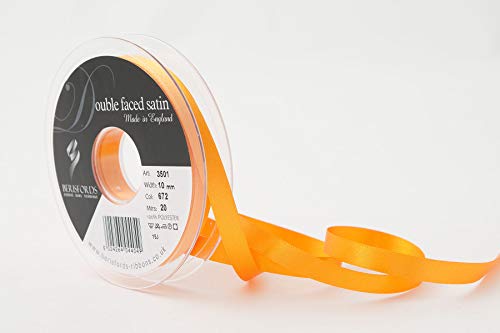 Berisfords 3501 Satinband 10 mm Ringelblume 672 10,5 x 10,5 x 1,5 cm Double Face Poly Satinband, Ringelblume Berisfords 3501 Satinband 10 mm Ringelblume 672 10,5 x 10,5 x 1,5 cm Double Face Poly Satinband, Ringelblume von Berisfords