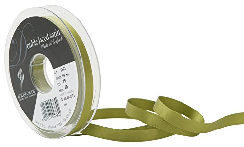 Berisfords 3501 Satinband 10 mm moos 79 10,5 x 10,5 x 1,5 cm Double Face Poly Satinband, Moos von Berisfords