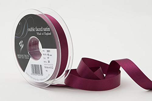 Berisfords 3501 Satinband 15 mm Wein 17 10,5 x 10,5 x 3 cm Double Face Poly Satinband, Wein Berisfords 3501 Satinband 15 mm Wein 17 10,5 x 10,5 x 3 cm Double Face Poly Satinband, Wein von Berisfords