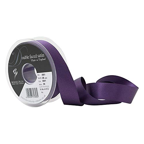 Berisfords 3501 Satinband 25 mm BlackBerry 6841 10,5 x 10,5 x 3 cm Double Face Poly Satinband, BlackBerry Berisfords 3501 Satinband 25 mm BlackBerry 6841 10,5 x 10,5 x 3 cm Double Face Poly Satinband, BlackBerry von Berisfords