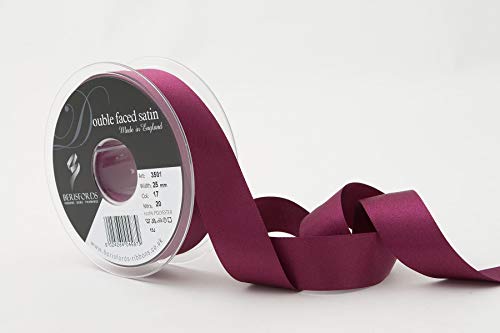 Berisfords 3501 Satinband 25 mm Wein 17 10,5 x 10,5 x 3 cm Double Face Poly Satinband, Wein Berisfords 3501 Satinband 25 mm Wein 17 10,5 x 10,5 x 3 cm Double Face Poly Satinband, Wein von Berisfords