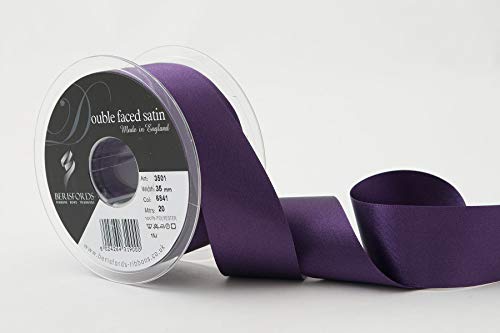 Berisfords 3501 Satinband 35 mm BlackBerry 6841 10,5 x 10,5 x 4.59 cm Double Face Poly Satinband, BlackBerry Berisfords 3501 Satinband 35 mm BlackBerry 6841 10,5 x 10,5 x 4.59 cm Double Face Poly Satinband, BlackBerry von Berisfords