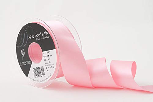 Berisfords 3501 Satinband 35 mm Dark Rose 401 10,5 x 10,5 x 4.59 cm Double Face Poly Satinband, Dark Rose von Berisfords