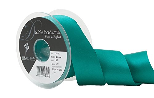 Berisfords 3501 Satinband 35 mm Jade 68 10,5 x 10,5 x 4.59 cm Double Face Poly Satinband, Jade Berisfords 3501 Satinband 35 mm Jade 68 10,5 x 10,5 x 4.59 cm Double Face Poly Satinband, Jade von Berisfords