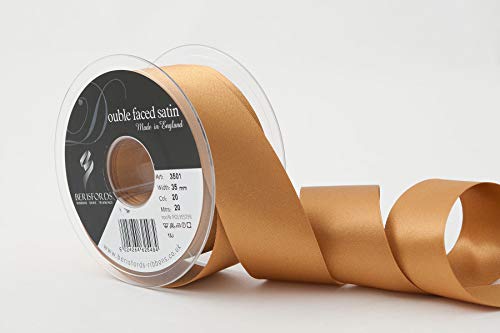 Berisfords 3501 Satinband 35 mm Old Gold 20 10,5 x 10,5 x 4.59 cm Double Face Poly Satinband, Old Gold Berisfords 3501 Satinband 35 mm Old Gold 20 10,5 x 10,5 x 4.59 cm Double Face Poly Satinband, Old Gold von Berisfords