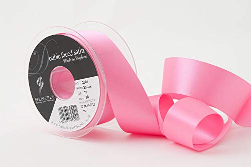 Berisfords 3501 Satinband 35 mm Sugar Pink 16 10,5 x 10,5 x 4.59 cm Double Face Poly Satinband, Zucker Rosa Berisfords 3501 Satinband 35 mm Sugar Pink 16 10,5 x 10,5 x 4.59 cm Double Face Poly Satinband, Zucker Rosa von Berisfords