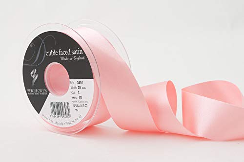 Berisfords 3501 Satinband 35 mm pink 2 10,5 x 10,5 x 4.59 cm Double Face Poly Satinband, pink von Berisfords
