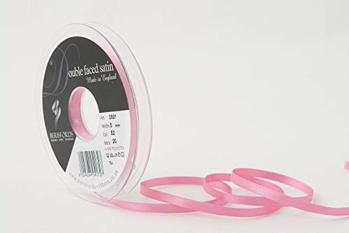 Berisfords 3501 Satinband 5 mm Hot Pink 52 10 x 1 x 10 cm Double Face Poly Satinband, Hot Pink Berisfords 3501 Satinband 5 mm Hot Pink 52 10 x 1 x 10 cm Double Face Poly Satinband, Hot Pink von Berisfords