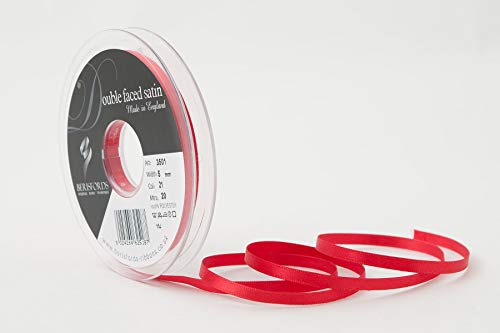 Berisfords 3501 Satinband 5 mm Poppy rot 21 10 x 1 x 10 cm Double Face Poly Satinband, Poppy Red Berisfords 3501 Satinband 5 mm Poppy rot 21 10 x 1 x 10 cm Double Face Poly Satinband, Poppy Red von Berisfords