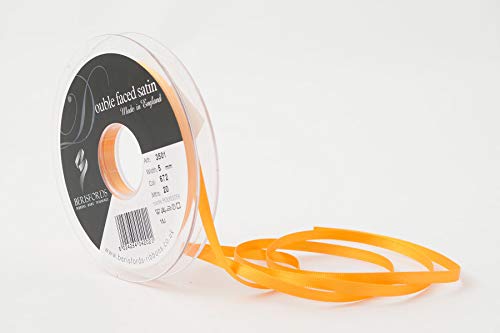 Berisfords 3501 Satinband 5 mm Ringelblume 672 10 x 1 x 10 cm Double Face Poly Satinband, Ringelblume Berisfords 3501 Satinband 5 mm Ringelblume 672 10 x 1 x 10 cm Double Face Poly Satinband, Ringelblume von Berisfords