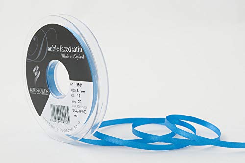Berisfords 3501 Satinband 5 mm Royal 12 10 x 1 x 10 cm Double Face Poly Satinband, Royal Berisfords 3501 Satinband 5 mm Royal 12 10 x 1 x 10 cm Double Face Poly Satinband, Royal von Berisfords