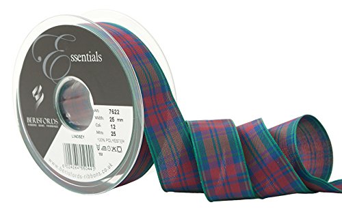 Berisfords BF_007622 0012_25 Polyester-Schottenkaro, Lindsey, 10.4 x 10.4 x 2.9 cm Berisfords BF_007622 0012_25 Polyester-Schottenkaro, Lindsey, 10.4 x 10.4 x 2.9 cm von Berisfords