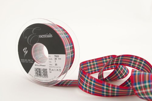 Berisfords Band mit Tartan-Design, blau von Berisfords