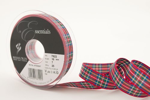 Berisfords Band mit Tartan-Design, blau Berisfords Band mit Tartan-Design, blau von Berisfords