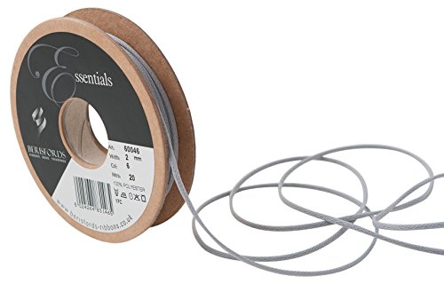 Berisfords Bindfäden, Polyester, hellgrau, 10 x 1.6 x 10 cm, 20 Berisfords Bindfäden, Polyester, hellgrau, 10 x 1.6 x 10 cm, 20 von Berisfords