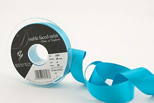 Berisfords 3501 Doppelseitiges Satinband, Polyester, pfau, 25 mm, 20 Berisfords 3501 Doppelseitiges Satinband, Polyester, pfau, 25 mm, 20 von Berisfords