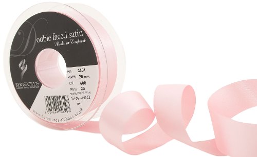 Berisfords Doppelseitiges Band, Polyester, Rosa Azalee, 20 von Berisfords