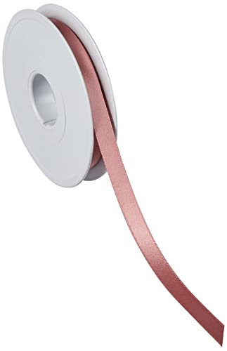 Berisfords 3501 Doppelseitiges Satinband, Polyester, Dusky pink, 10 mm von Berisfords