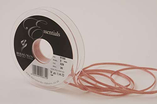 Berisfords 03-329-1 BF_9165-3-329 Lame-Band, Roségold, Polyester, rose gold, 3 mm, 30 Meter Berisfords 03-329-1 BF_9165-3-329 Lame-Band, Roségold, Polyester, rose gold, 3 mm, 30 Meter von Berisfords