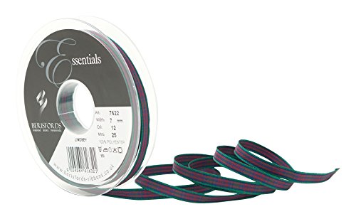 Berisfords Polyester Schottenmuster, Lindsey, 7 mm von Berisfords