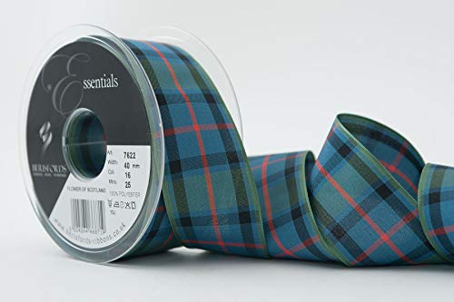 Berisfords Polyester Tartan, Farbmuster Flower of Scotland, 40 mm Berisfords Polyester Tartan, Farbmuster Flower of Scotland, 40 mm von Berisfords