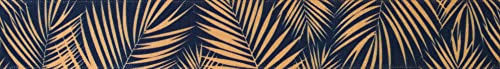 Berisfords Polyesterband, Honiggold/Marineblau, 25 mm x 20 m von Berisfords
