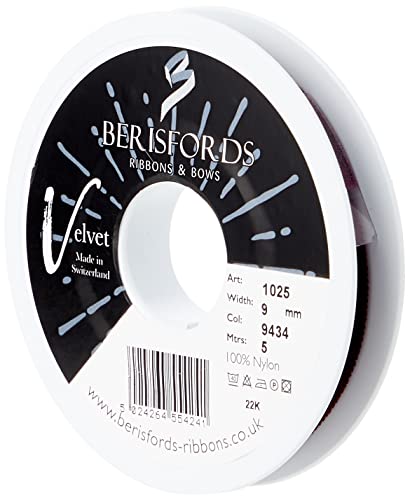 Berisfords Samtband, Burgunderrot, 10,2 x 1,5 x 10,2 cm Berisfords Samtband, Burgunderrot, 10,2 x 1,5 x 10,2 cm von Berisfords