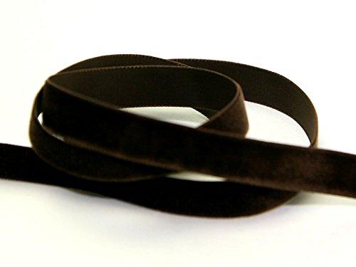 Berisfords Samtband, Mini-Rolle, 9429, kubanisches Braun, 36 mm, 5-m-Rolle von Berisfords