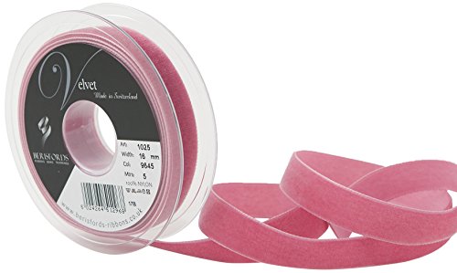 Berisfords Samtband, Samt, Alt Rosa, 10.2 x 2.1 x 10.2 cm Berisfords Samtband, Samt, Alt Rosa, 10.2 x 2.1 x 10.2 cm von Berisfords