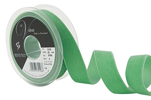 Berisfords Samtband, Samt, Laitue, 10.2 x 3 x 10.2 cm, 5 Berisfords Samtband, Samt, Laitue, 10.2 x 3 x 10.2 cm, 5 von Berisfords