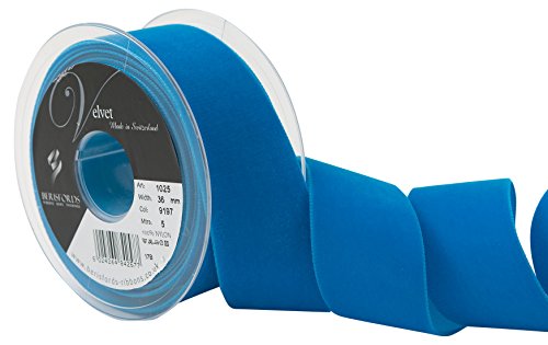 Berisfords Samtband, Samt, Venezianisches Blau, 10.2 x 4.5 x 10.2 cm Berisfords Samtband, Samt, Venezianisches Blau, 10.2 x 4.5 x 10.2 cm von Berisfords