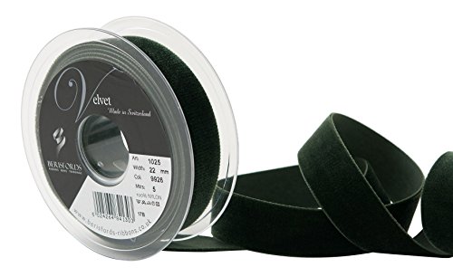 Berisfords Samtband, Samt, olivgrün, 10.2 x 3 x 10.2 cm, 5 Berisfords Samtband, Samt, olivgrün, 10.2 x 3 x 10.2 cm, 5 von Berisfords
