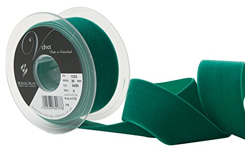 Berisfords Samtband, Samt, smaragdgrün, 10.2 x 4.5 x 10.2 cm, 5 Berisfords Samtband, Samt, smaragdgrün, 10.2 x 4.5 x 10.2 cm, 5 von Berisfords