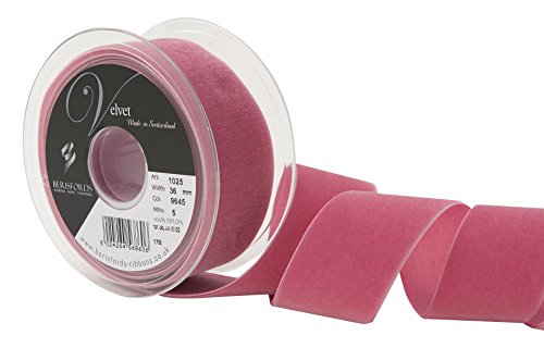 Berisfords Samtband, alt rosa, 102 x 45 x 102 cm von Berisfords