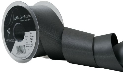 Berisfords Satinband, Polyester, Smoked Grey, 20 Berisfords Satinband, Polyester, Smoked Grey, 20 von Berisfords