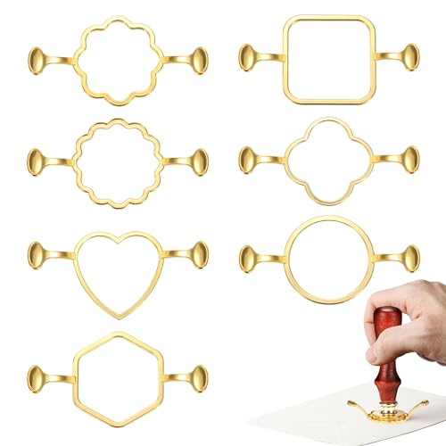 Metall Wachssiegel Form 7 Stück Wachs Siegel Formen für Umschläge Runden Wachssiegel Formen für DIY Craft Hochzeit Einladungen Karten Geschenke Verpackung Metall Wachssiegel Form 7 Stück Wachs Siegel Formen für Umschläge Runden Wachssiegel Formen für DIY Craft Hochzeit Einladungen Karten Geschenke Verpackung von Berkelen
