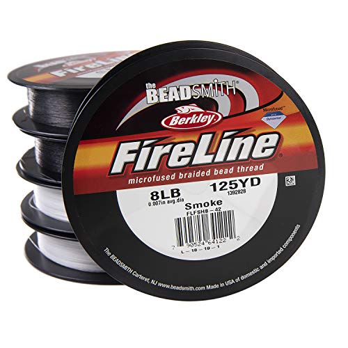Fireline Smoke 8LB 125 yards von The Beadsmith