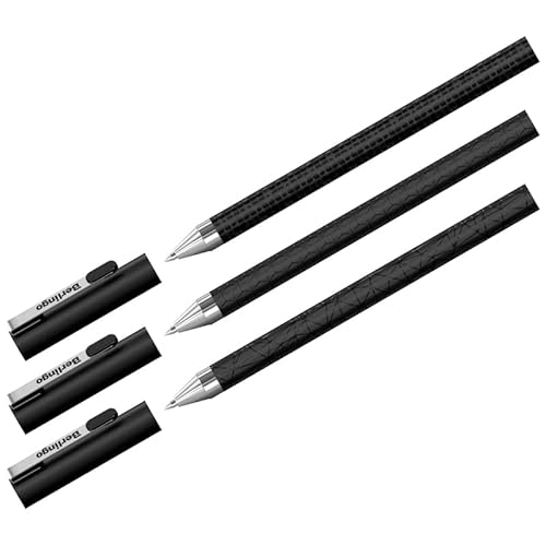 Berlingo Kugelschreiber Set, 1 Stück, mit Kappe, Mehrfarben, 0,5 mm Strichbreite, für das Büro, das Home Office oder die Schule und Uni, Serie Double Black Berlingo Kugelschreiber Set, 1 Stück, mit Kappe, Mehrfarben, 0,5 mm Strichbreite, für das Büro, das Home Office oder die Schule und Uni, Serie Double Black von Berlingo