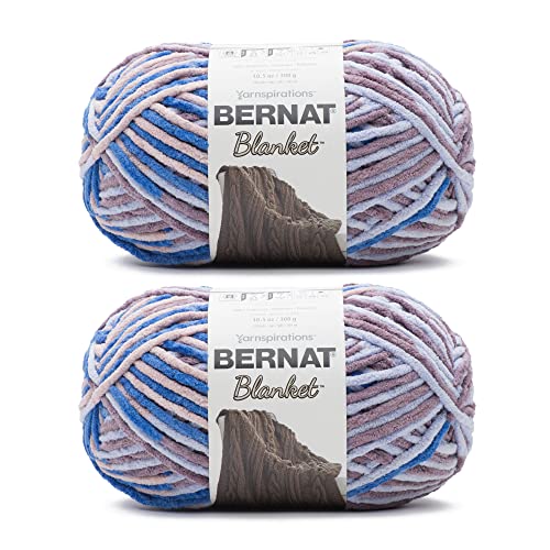 Bernat 16111010884P02 Decke BB Garn, Polyester, Abgeblendete Schatten, 2 Pack, 2 Count Bernat 16111010884P02 Decke BB Garn, Polyester, Abgeblendete Schatten, 2 Pack, 2 Count von Bernat