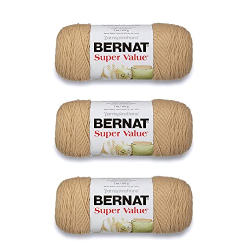 Bernat 16405353022P03 Hochwertiges Produkt Garn, Acryl, Dunkelgrau, 3 Pack, 1167 Meter Bernat 16405353022P03 Hochwertiges Produkt Garn, Acryl, Dunkelgrau, 3 Pack, 1167 Meter von Bernat