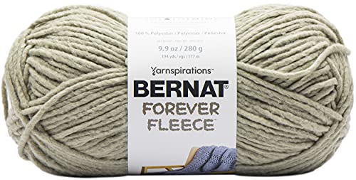Bernat 16606161001 Forever Fleece Garn, Polyester, Matcha, 280g von Bernat