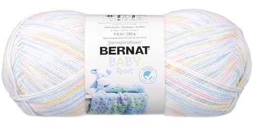 Bernat Baby, Sport Big Ball Garn, Ombres, Baby Baby, Einzelknäuel, 277,8 g, (1 Stück) von Bernat