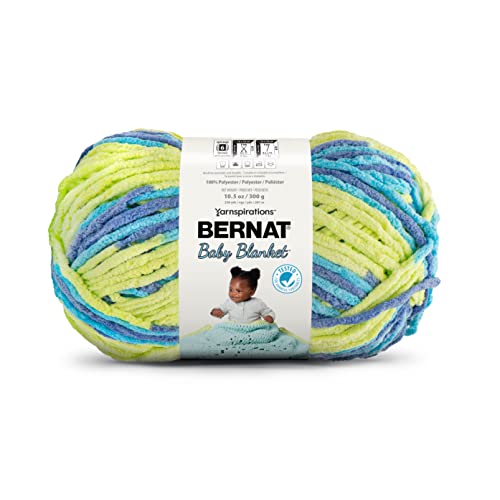 Bernat Babydecke BB Handsome Guy Garn – 1 Packung mit 300 g – Polyester – #6 Super Bulky – 220 Meter – Stricken/Häkeln von Bernat