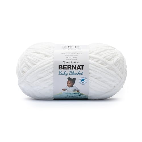Bernat Babydecken-Garn, weiß, Big Ball von Bernat
